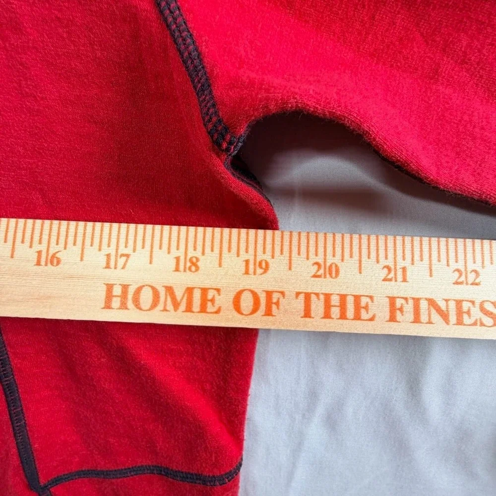 Tommy Bahama Mens Full Zip Sweatshirt Red Mock Neck Striped Lining XL